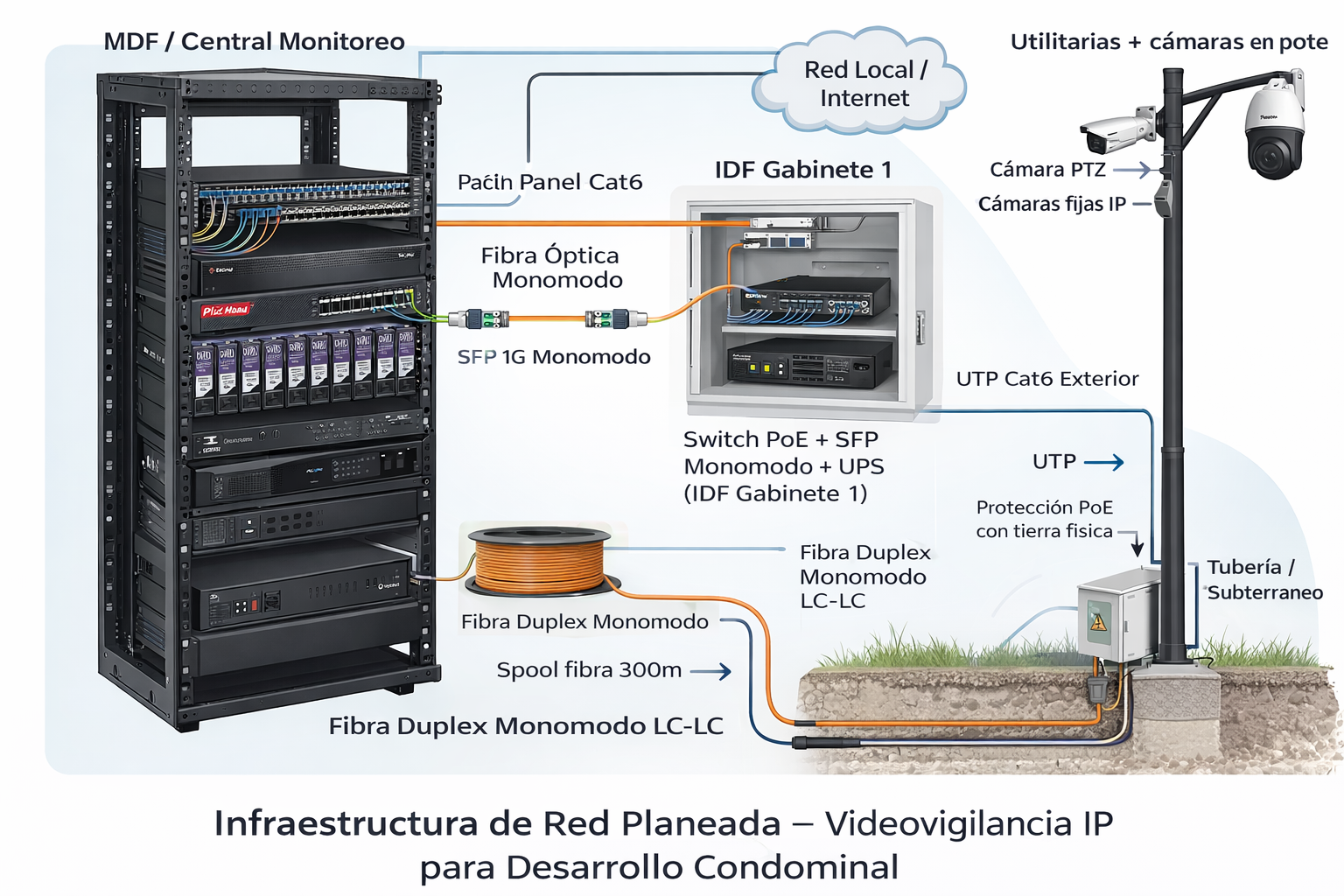 Red fibra